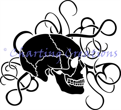 Skull Silhouette - Click Image to Close